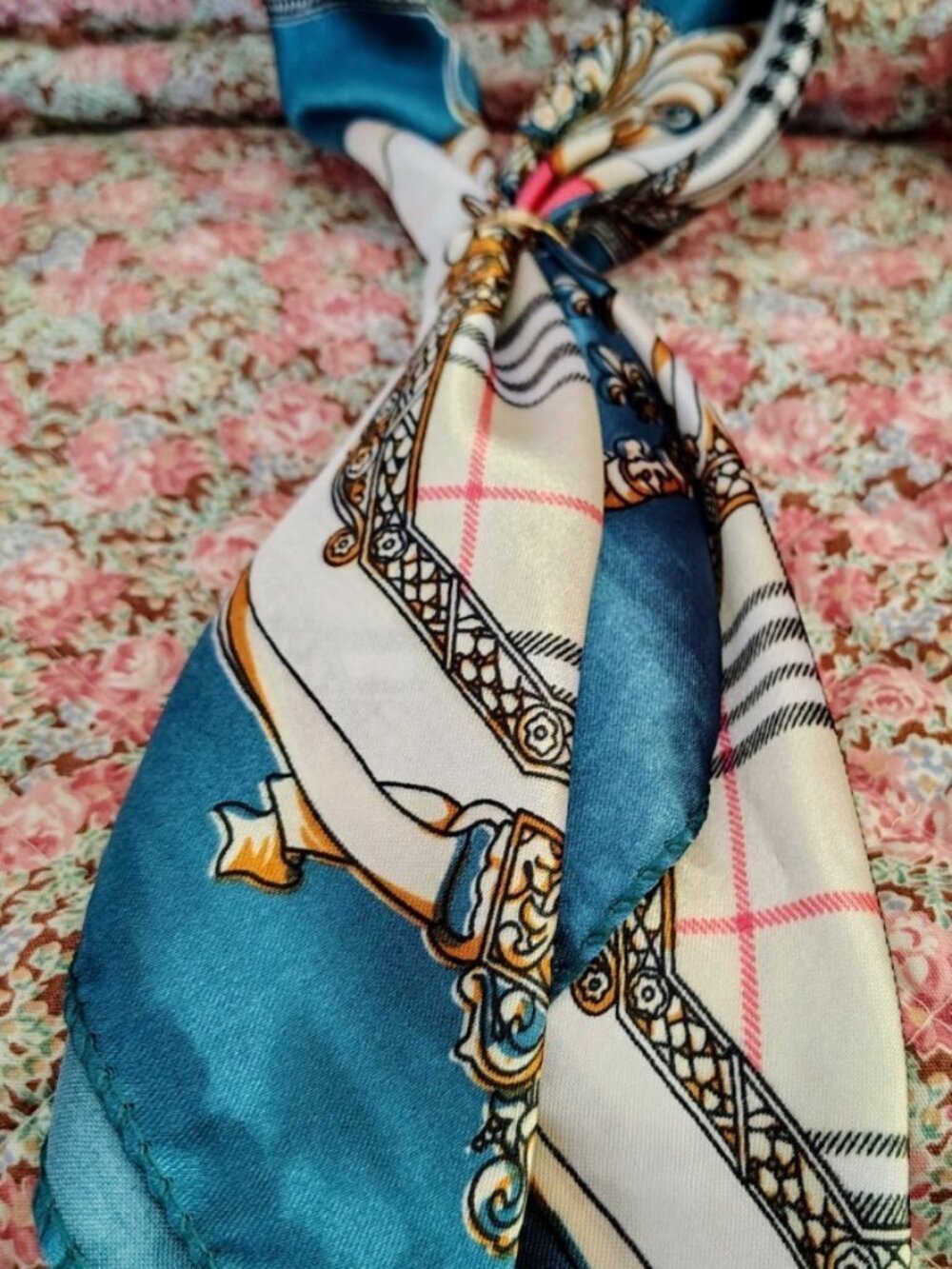 NWT Printed Silk Women's Dress Scarf